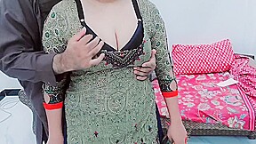 Pakistani Uncle Pressing Big Boobs Wife For Milk Than Fucking Her In Ass Hole With Hindi Audio